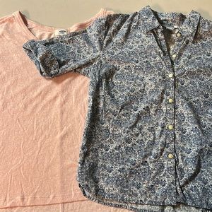 2 shirts Old Navy